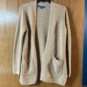 Gold Glimmer Apt. 9 Cardigan Medium